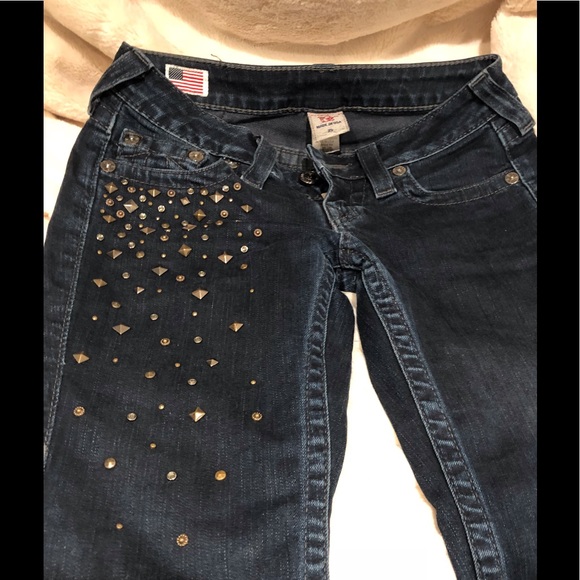studded skinny jeans